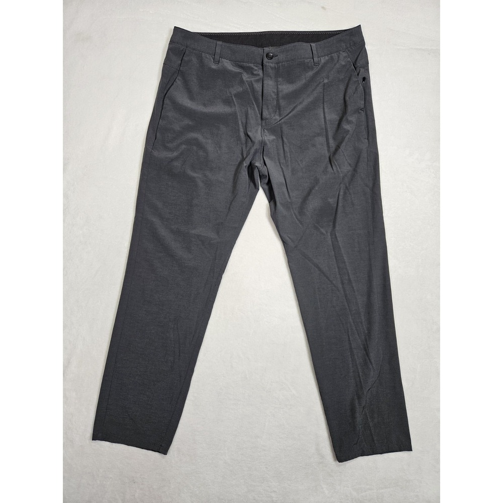 Vuori Aim Pants Charcoal Lightweight Performance Stretch Golf Chino Men 38 x 30"
